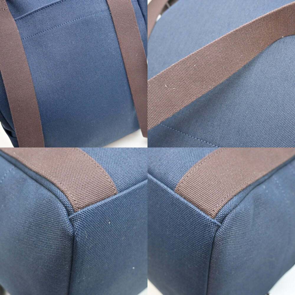 Hermes Sac de Pansage Groom Women's/Men's Backpack/Daypack, Canvas, Navy - Picture 7 of 10